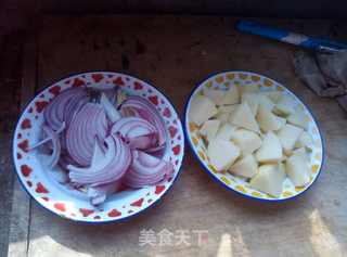 家庭版大盘鸡的做法步骤:2