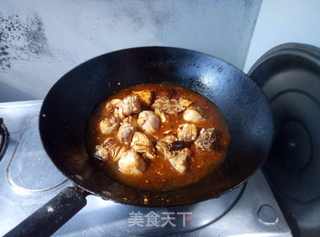 家庭版大盘鸡的做法步骤:7