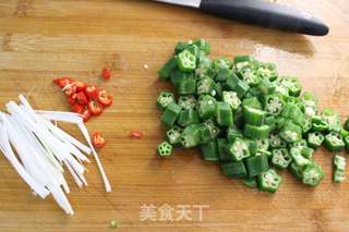 白灼秋葵的做法步骤：4