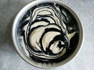 黑白大理石榴莲慕斯的做法步骤:5