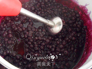 蓝莓果酱的做法步骤:7