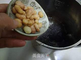 黑芝麻花生米糊的做法步骤:5
