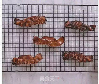 蜜渍培根肉脯的做法步骤：3