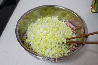 宝宝主食之——娃娃菜鲜肉包的做法步骤:5
