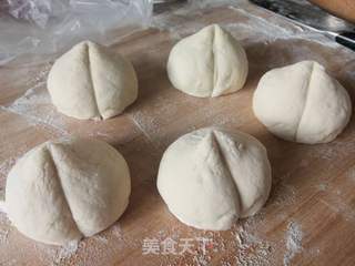 蒸寿桃的做法步骤:5