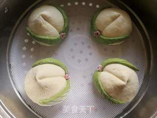 蒸寿桃的做法步骤:9