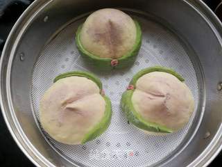 蒸寿桃的做法步骤:16