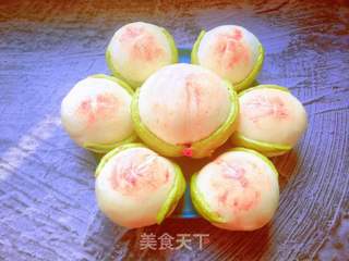 蒸寿桃的做法步骤:18
