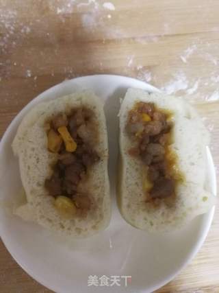 酱肉玉米包的做法步骤:12