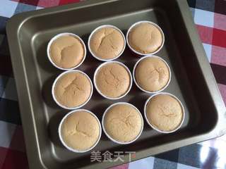 大白杯子蛋糕的做法步骤:11