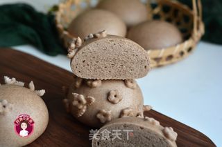 褐麦馒头的做法步骤:12