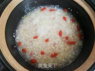 桂花枸杞蛋白羹的做法步骤:9