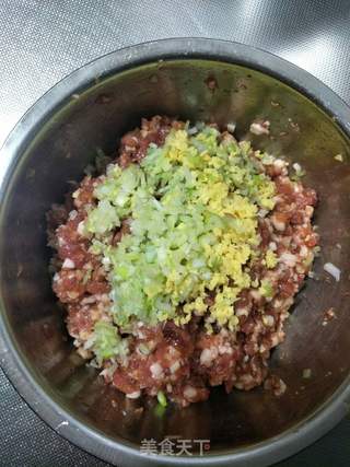 荠荠菜饺子的做法步骤:3