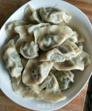 荠荠菜饺子的做法步骤:9