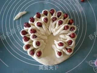 孔雀花馍的做法步骤:5