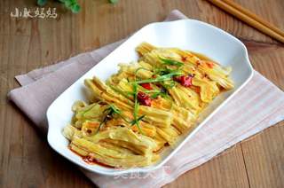 葱油腐竹的做法步骤:7