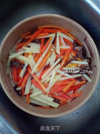【五彩炒饼】的做法步骤:3
