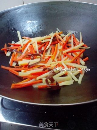 【五彩炒饼】的做法步骤:6