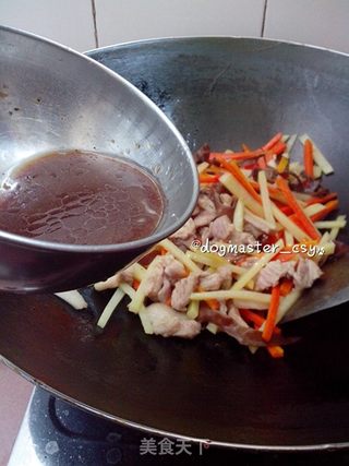 【五彩炒饼】的做法步骤:8