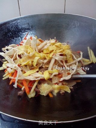 【五彩炒饼】的做法步骤:9
