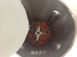 红豆胡萝卜豆浆的做法步骤：5