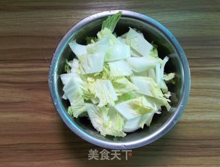 醋溜白菜的做法步骤:2