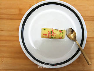 香葱肉松吐司卷的做法步骤:11