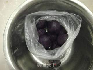 #花样美食#紫薯花包的做法步骤:9