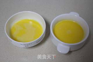 秋葵蒸蛋的做法步骤:6