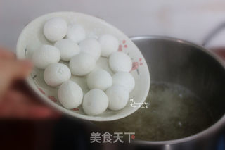 玫瑰花茶汤圆的做法步骤:4