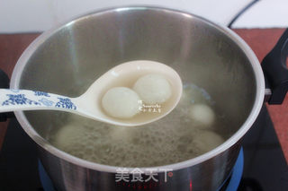 玫瑰花茶汤圆的做法步骤:6
