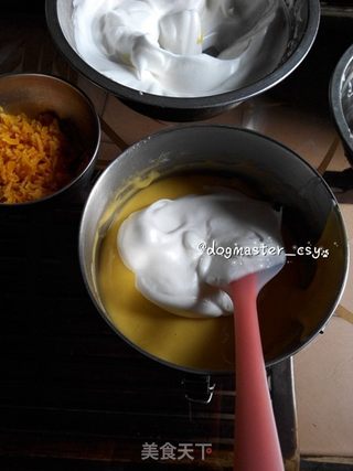 【香橙蛋糕卷】的做法步骤:4