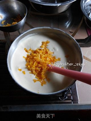 【香橙蛋糕卷】的做法步骤:5