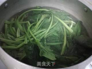 肉丝拌菠菜的做法步骤:6