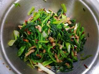 肉丝拌菠菜的做法步骤:14