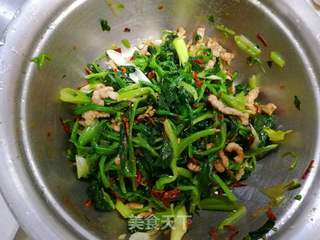 肉丝拌菠菜的做法步骤:16