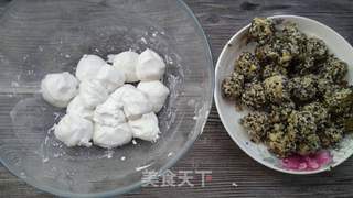 黑芝麻坚果汤圆的做法步骤:5