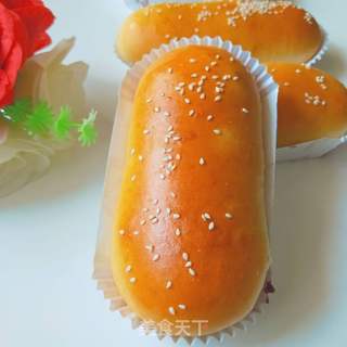 红豆沙餐包的做法步骤:16