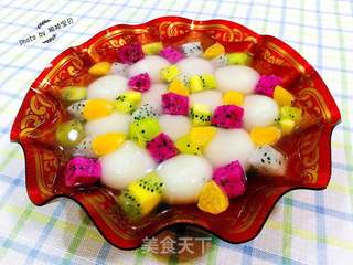 #花样美食#水果捞汤圆的做法步骤:7