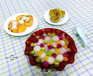 #花样美食#水果捞汤圆的做法步骤:8