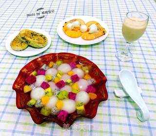 #花样美食#水果捞汤圆的做法步骤:10