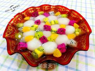 #花样美食#水果捞汤圆的做法步骤:11