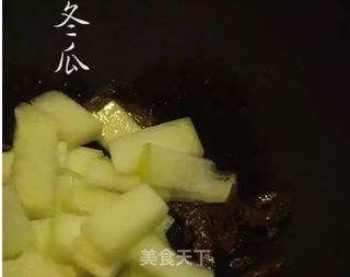 潮音潮人:潮汕菜脯焖冬瓜的做法步骤:5