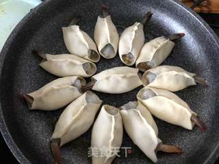 #花样美食#—虾仁蛋包饺的做法步骤:10
