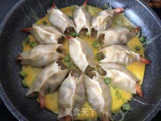 #花样美食#—虾仁蛋包饺的做法步骤:14