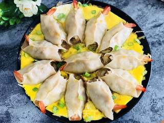 #花样美食#—虾仁蛋包饺的做法步骤:15