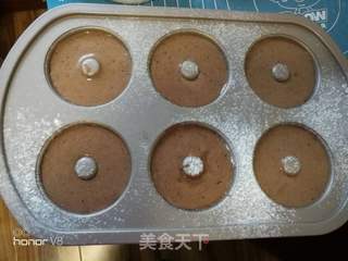 可可甜甜圈的做法步骤:13