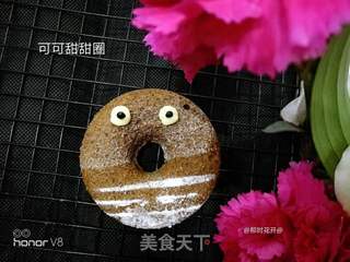 可可甜甜圈的做法步骤:18
