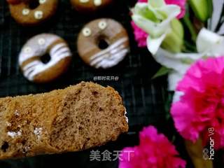可可甜甜圈的做法步骤:22