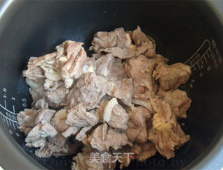 羊肉炖白萝卜的做法步骤:4